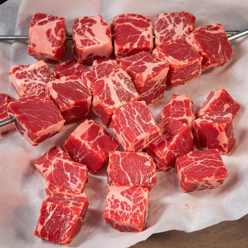 AAA Alberta Beef Kabobs (Pre-Cubed) — Case of 26